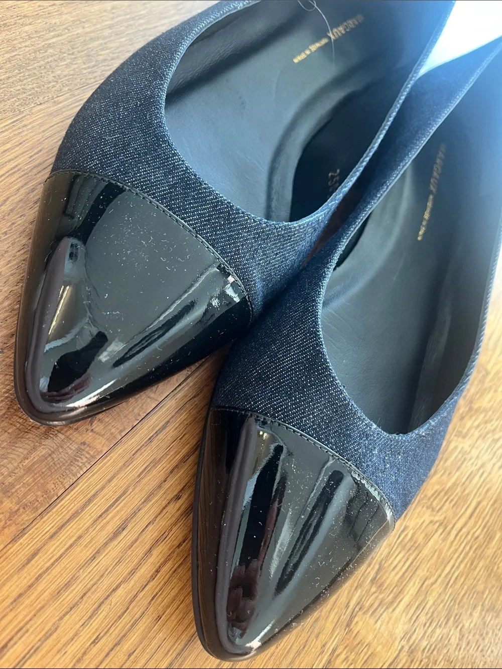 Margaux Flats Leather Handmade in Spain - Picture 3 of 6